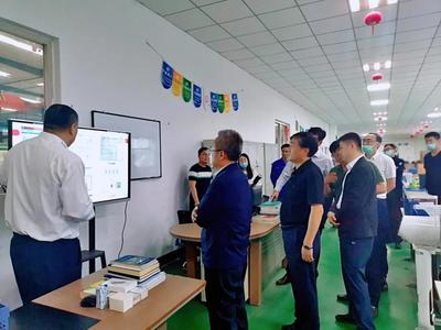 热烈欢迎长春市周贺副市长一行莅临合心集团指导长春软件开发工作